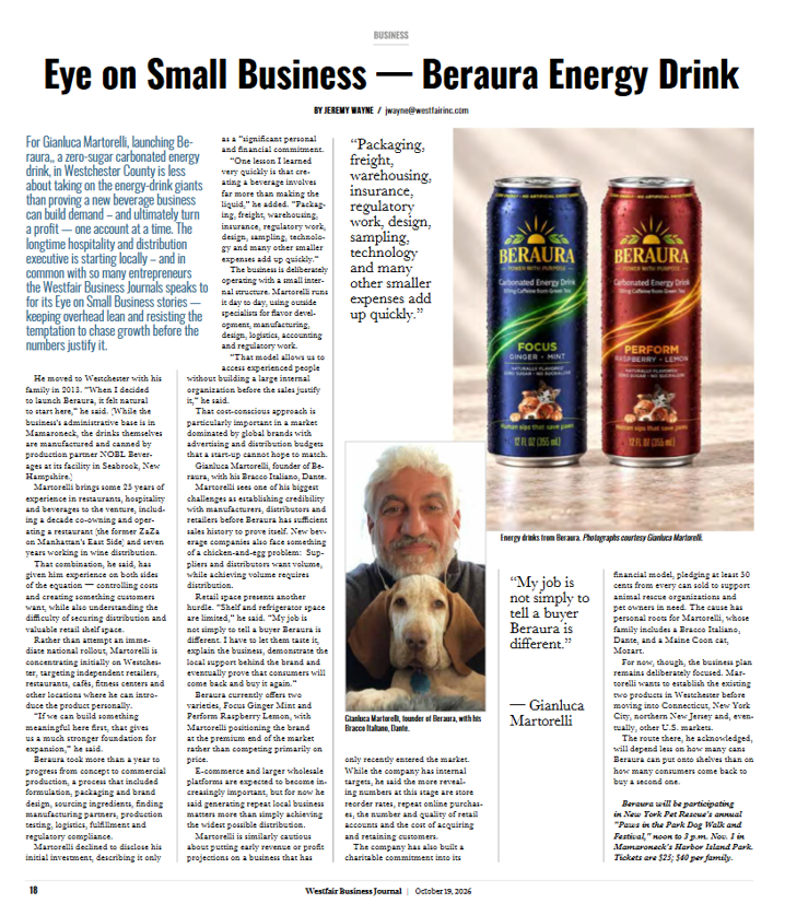 BERAURA in the Spotlight: Our Story Featured in Westfair Business Journal