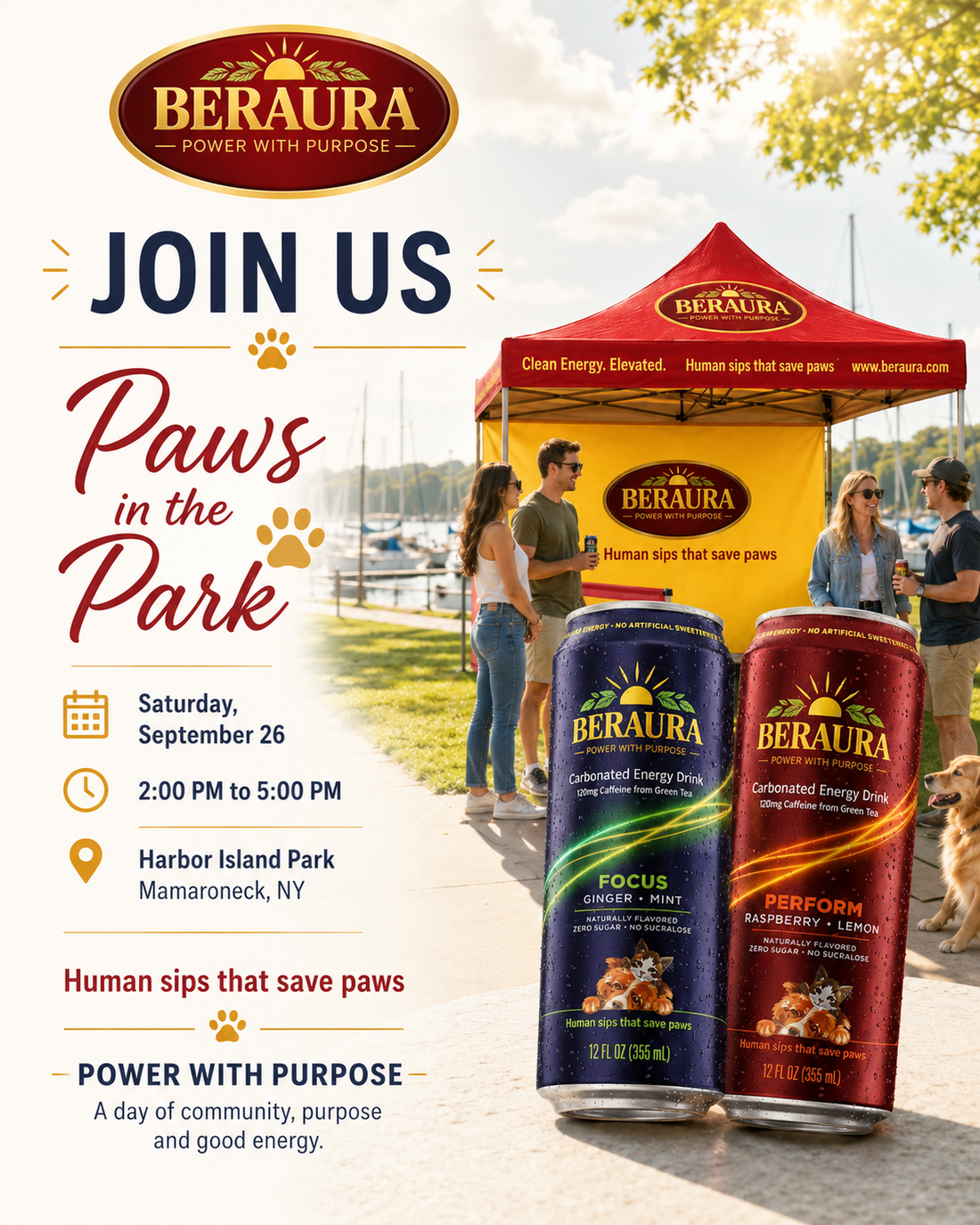 BERAURA to Sponsor Paws in the Park 2026