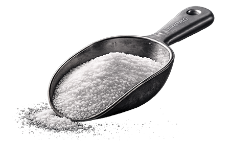 Icon: a metal scoop of powdered acetyl l carnitine